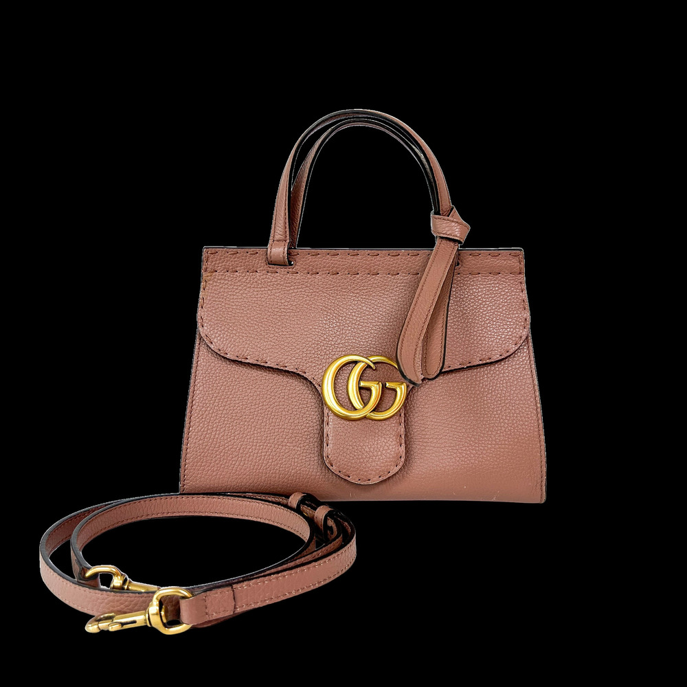 Gucci GG Marmont Zip Matelasse Leather Large
